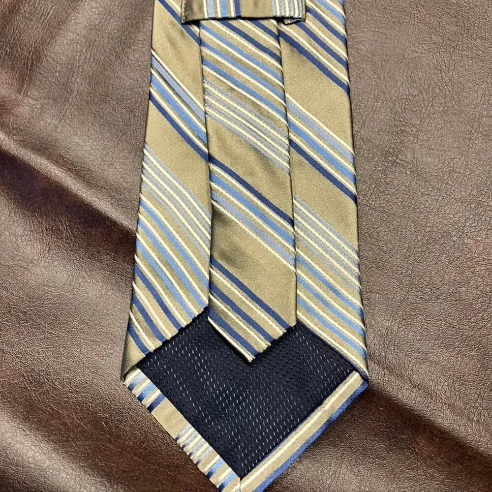 Paul Dione 100%‎ Silk striped Tie Men's classic